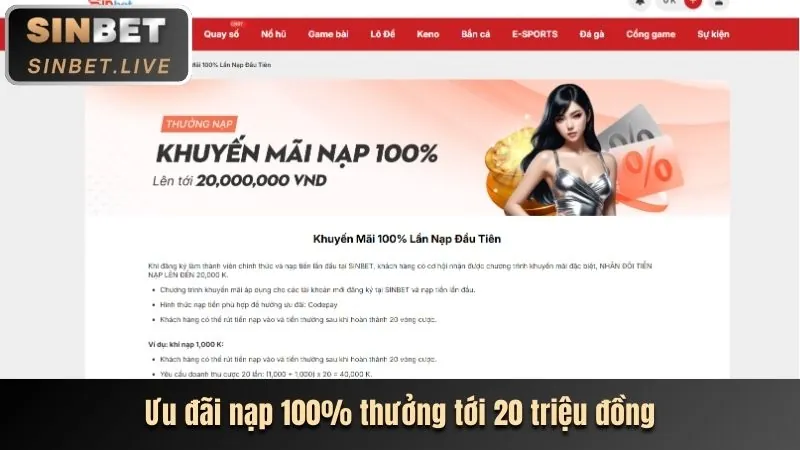 Khuyến mãi chào mừng thành viên mới 28vin